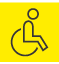 pictogram facilities for visitors with mobility impairment
